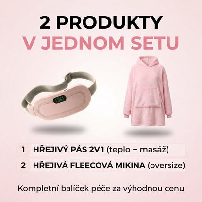 Dárkový set: Hřejivý pás + Hřejivá mikina