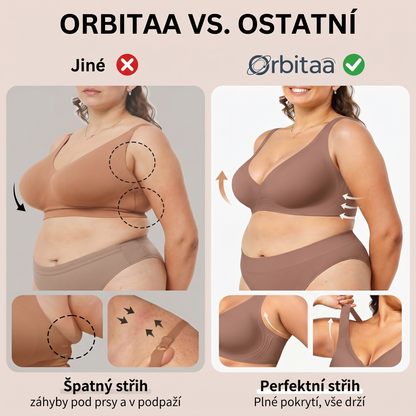 Bezkosticová Tvarující Podprsenka – Hladká Silueta bez Otisků
