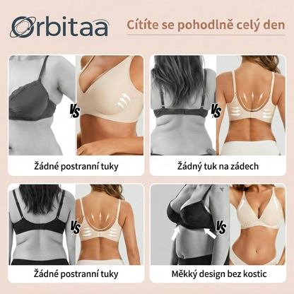 Bezkosticová Tvarující Podprsenka – Hladká Silueta bez Otisků
