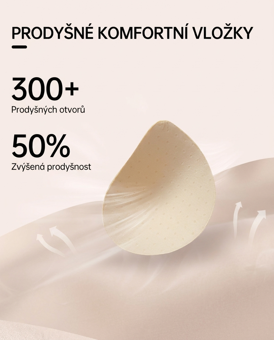 Gelová podprsenka s plným krytím a push-up efektem