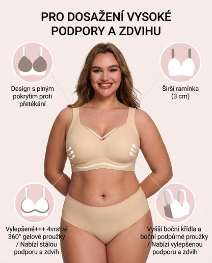 Gelová podprsenka s plným krytím a push-up efektem