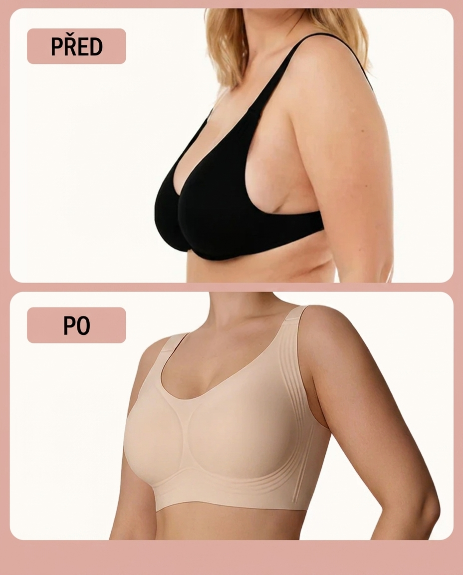 Gelová podprsenka s plným krytím a push-up efektem