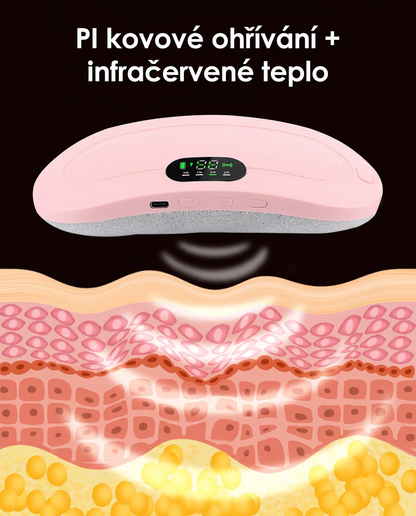 Menstruační hřejivý pás 2v1 (teplo + masáž)
