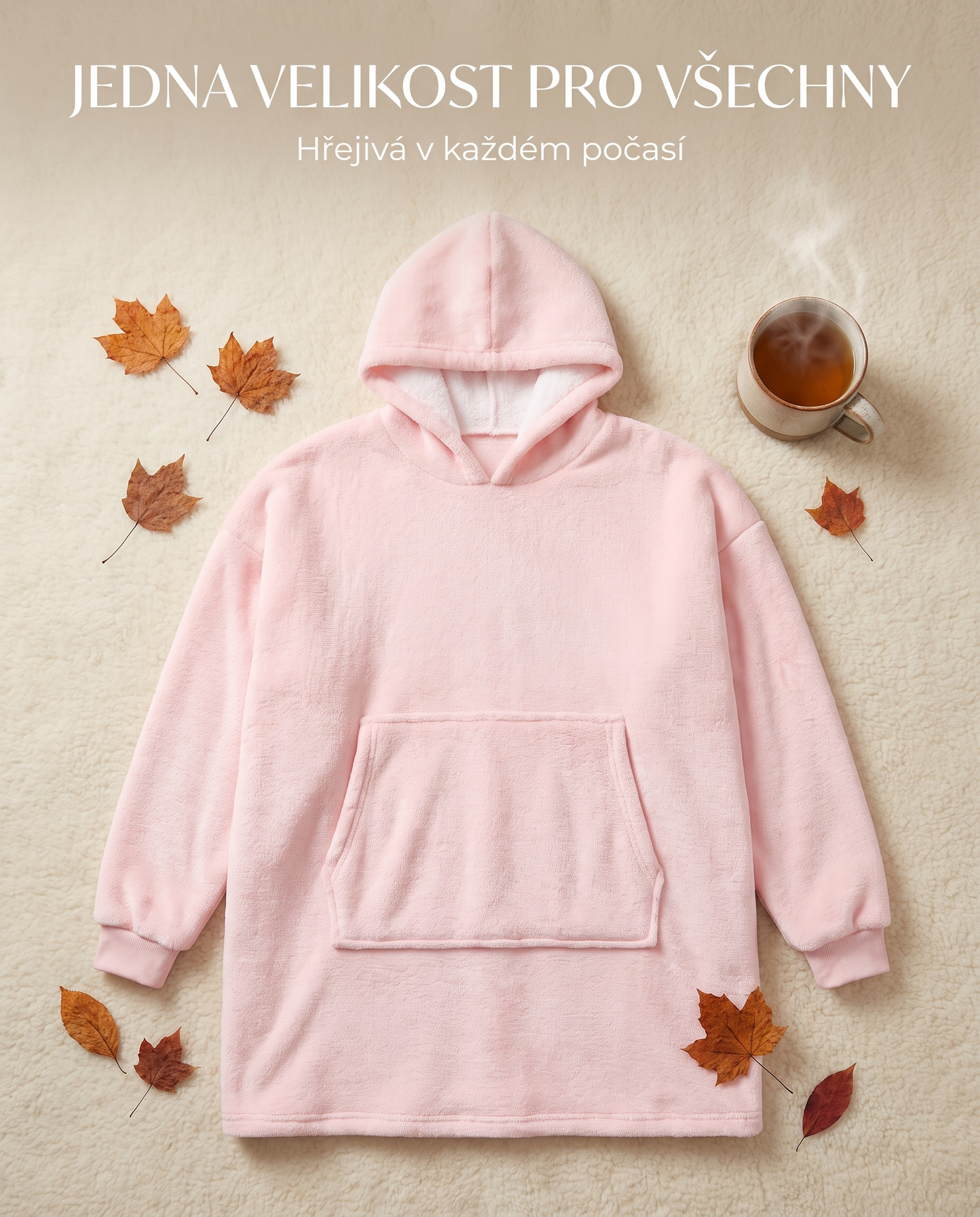 Hřejivá mikina - jedna velikost pro všechny