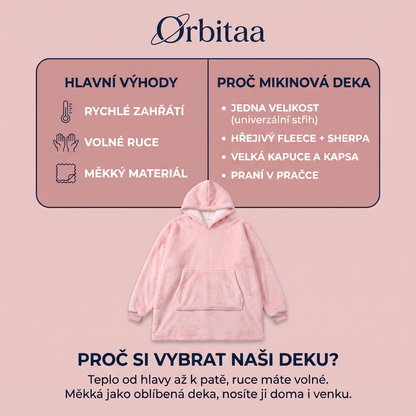 Hřejivá mikina - hlavní výhody