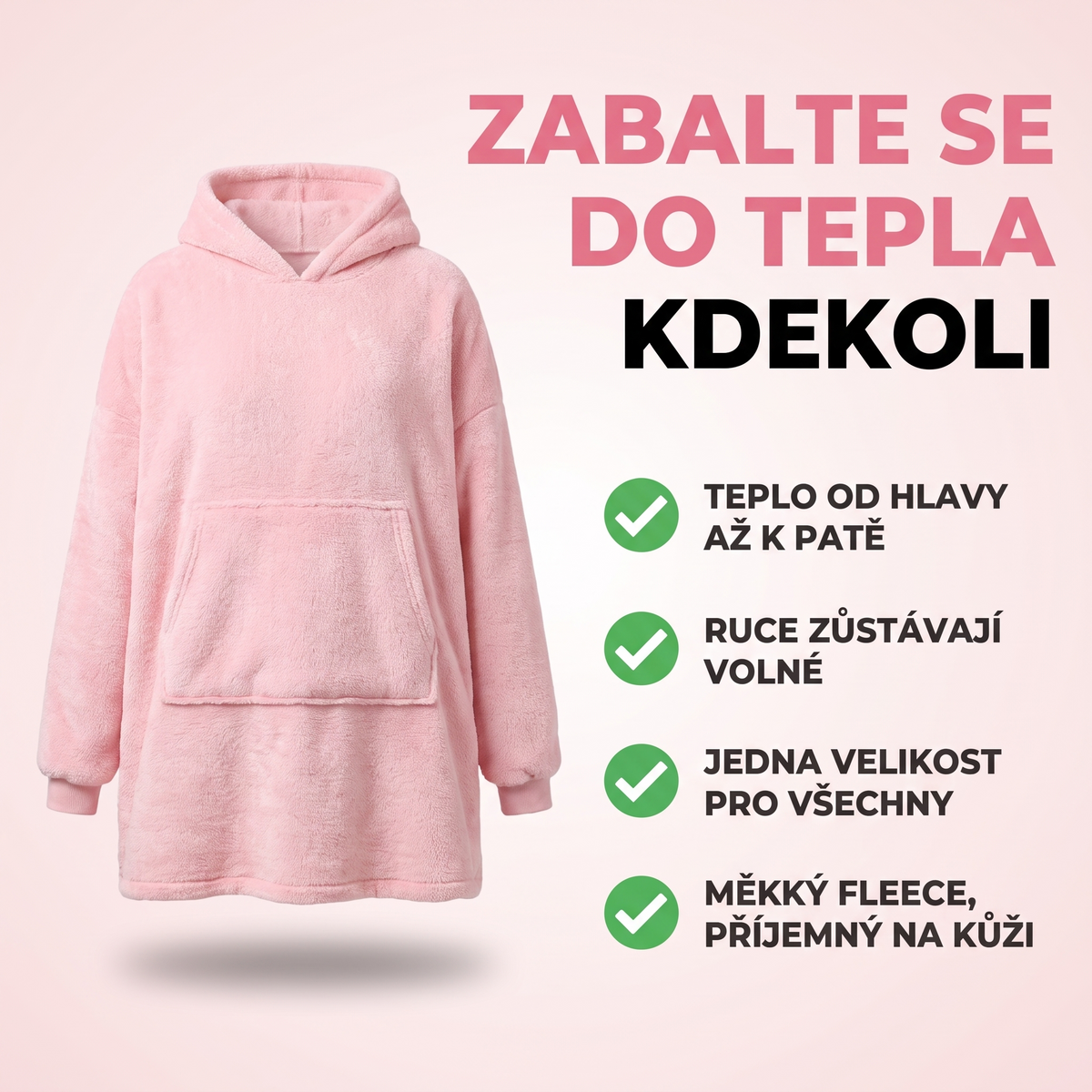 Hřejivá mikina - výhody