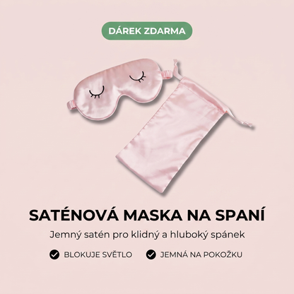 Saténová maska na spaní - dárek zdarma